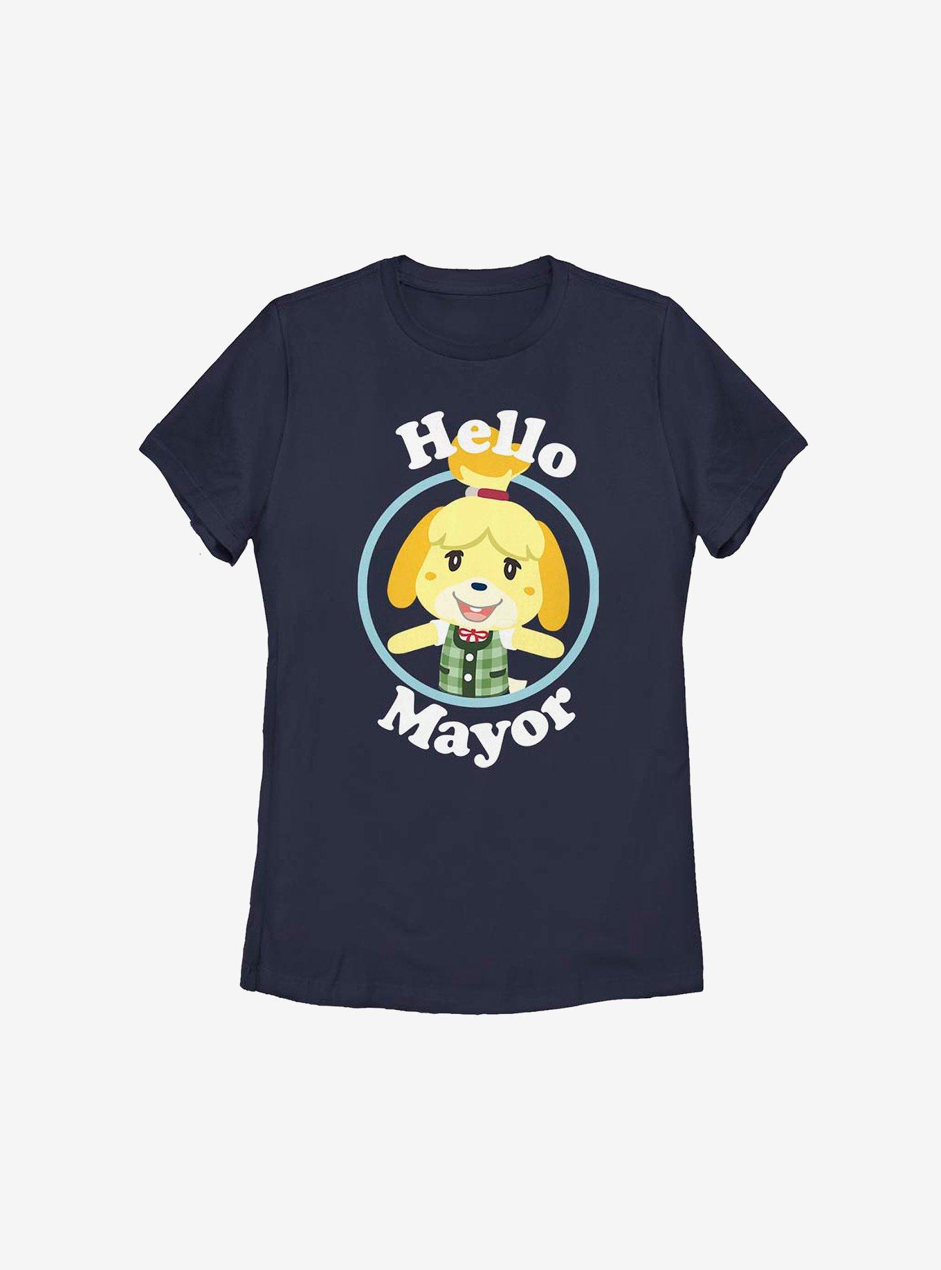 Animal Crossing Isabelle Hello Mayor Womens T-Shirt, , hi-res