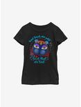 Animal Crossing Katrina Bad Times Youth Girls T-Shirt, BLACK, hi-res