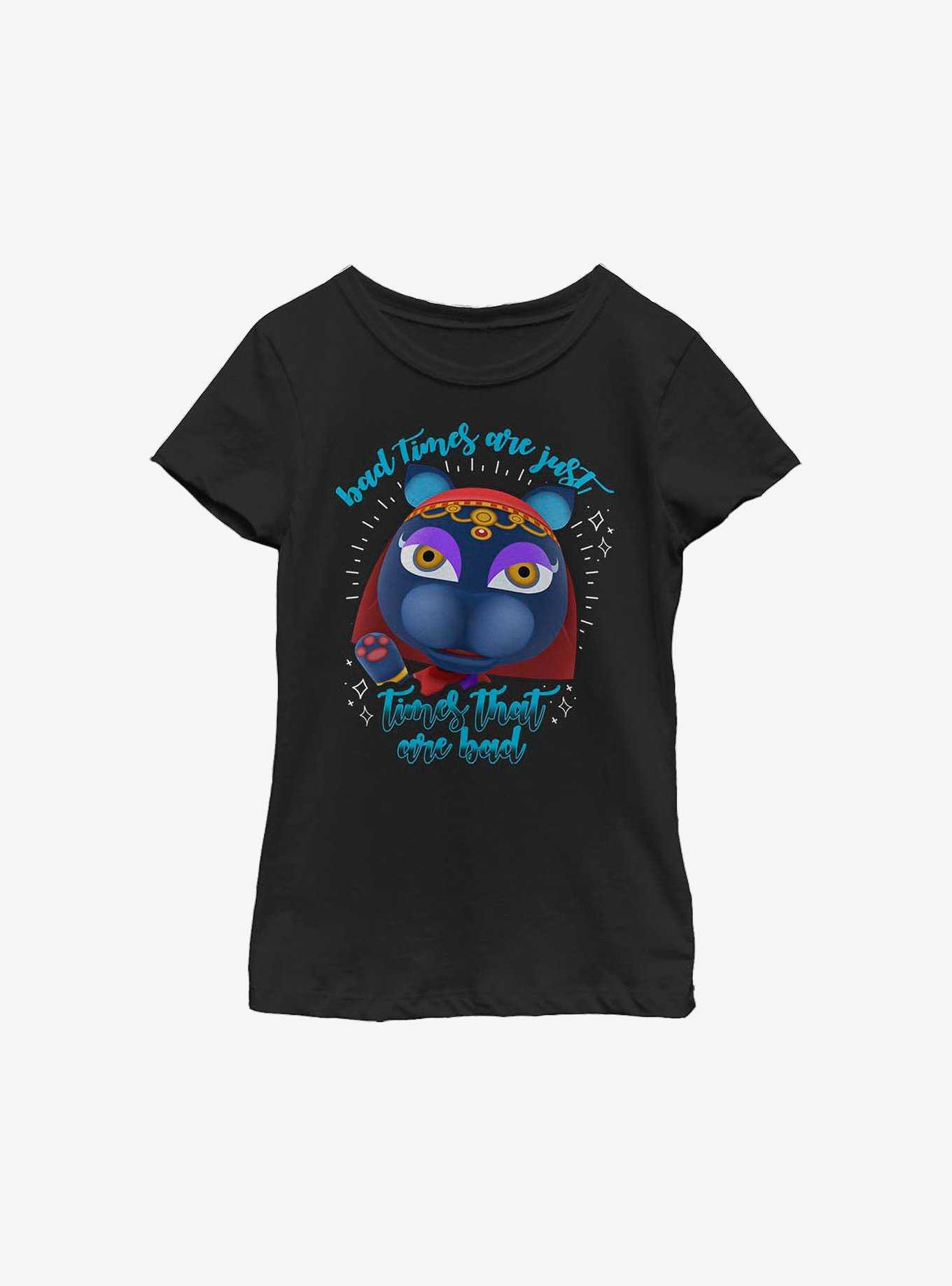 Animal Crossing Katrina Bad Times Youth Girls T-Shirt, , hi-res