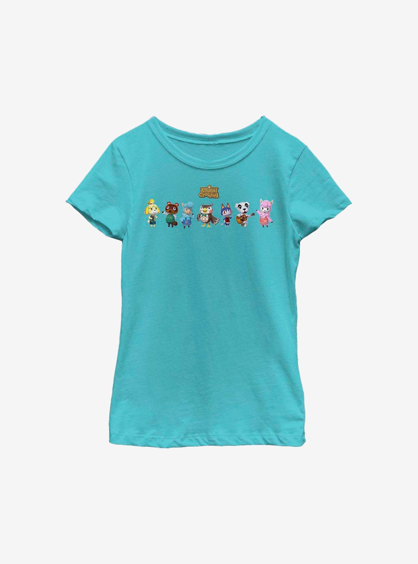 Animal Crossing Greetings Youth Girls T-Shirt, , hi-res