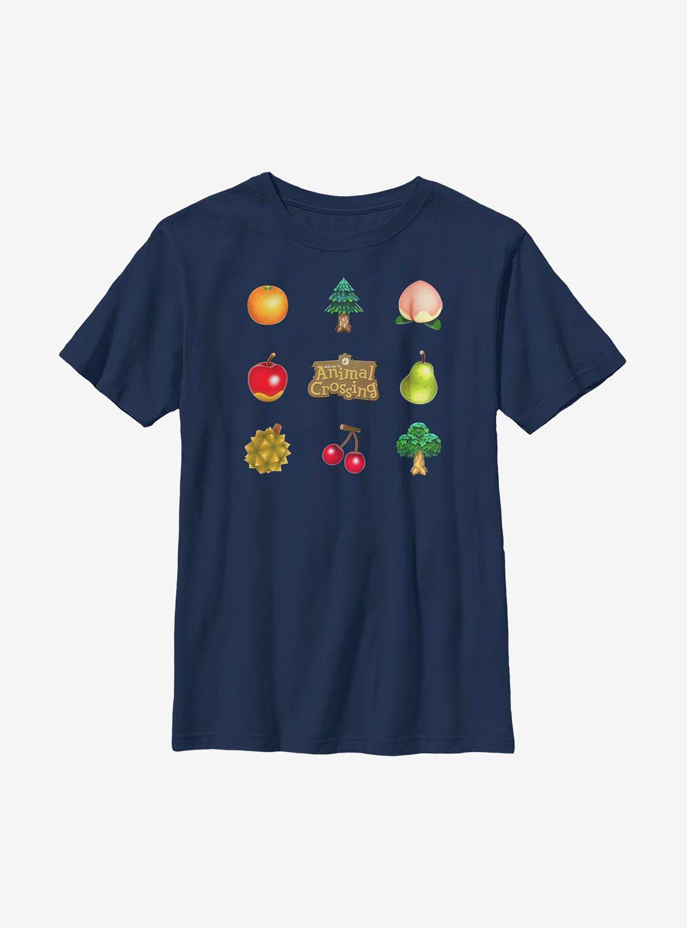 Animal Crossing Fruit And Trees Youth T-Shirt, , hi-res