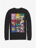 Animal Crossing Animal Blocks Long-Sleeve T-Shirt, BLACK, hi-res