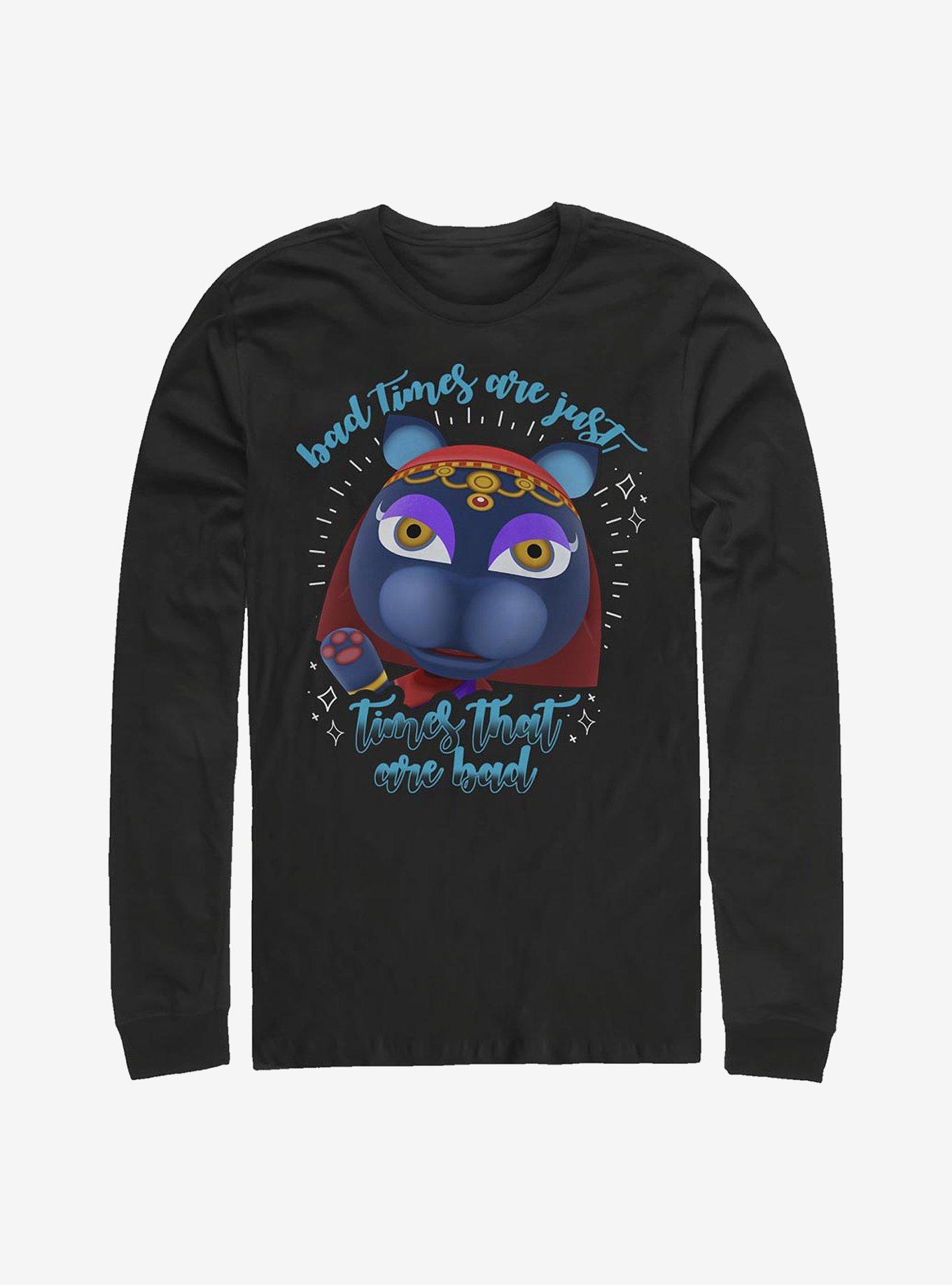 Animal Crossing Katrina Bad Times Long-Sleeve T-Shirt, , hi-res