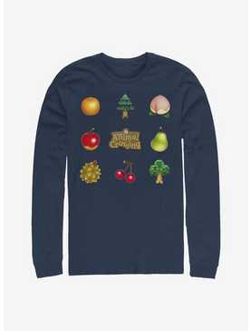 Animal Crossing Fruit And Trees Long-Sleeve T-Shirt, , hi-res