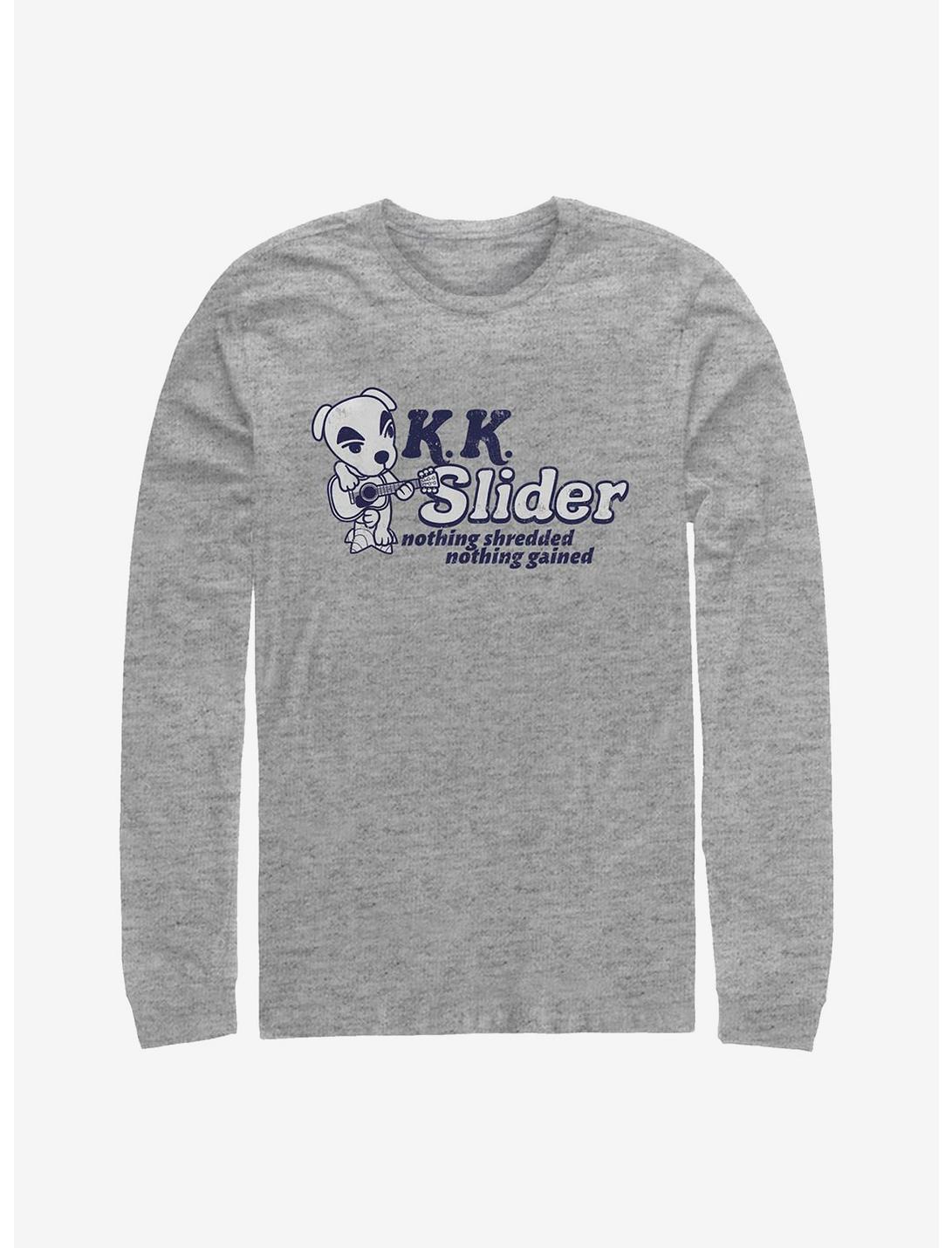 Animal Crossing K.K. Slider Nothing Shredded Long-Sleeve T-Shirt, ATH HTR, hi-res
