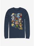 Animal Crossing Welcome Back Long-Sleeve T-Shirt, NAVY, hi-res