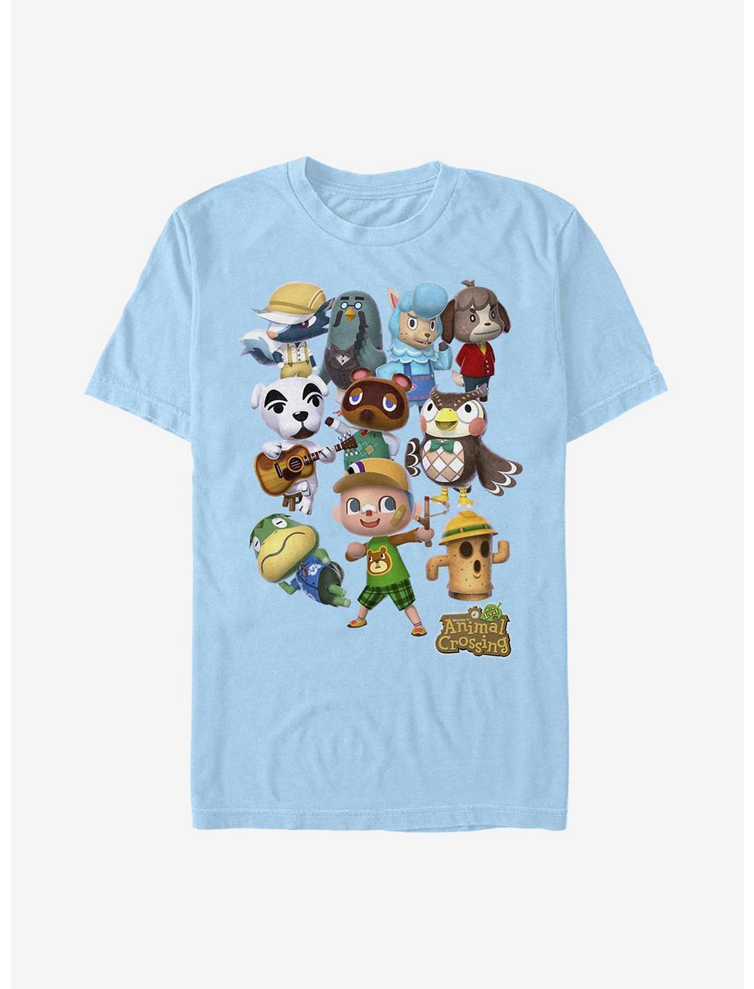 Animal Crossing Welcome Back T-Shirt, LT BLUE, hi-res