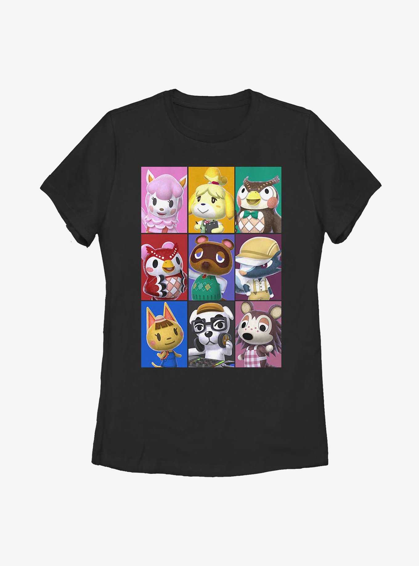 Animal Crossing Animal Blocks Womens T-Shirt, , hi-res