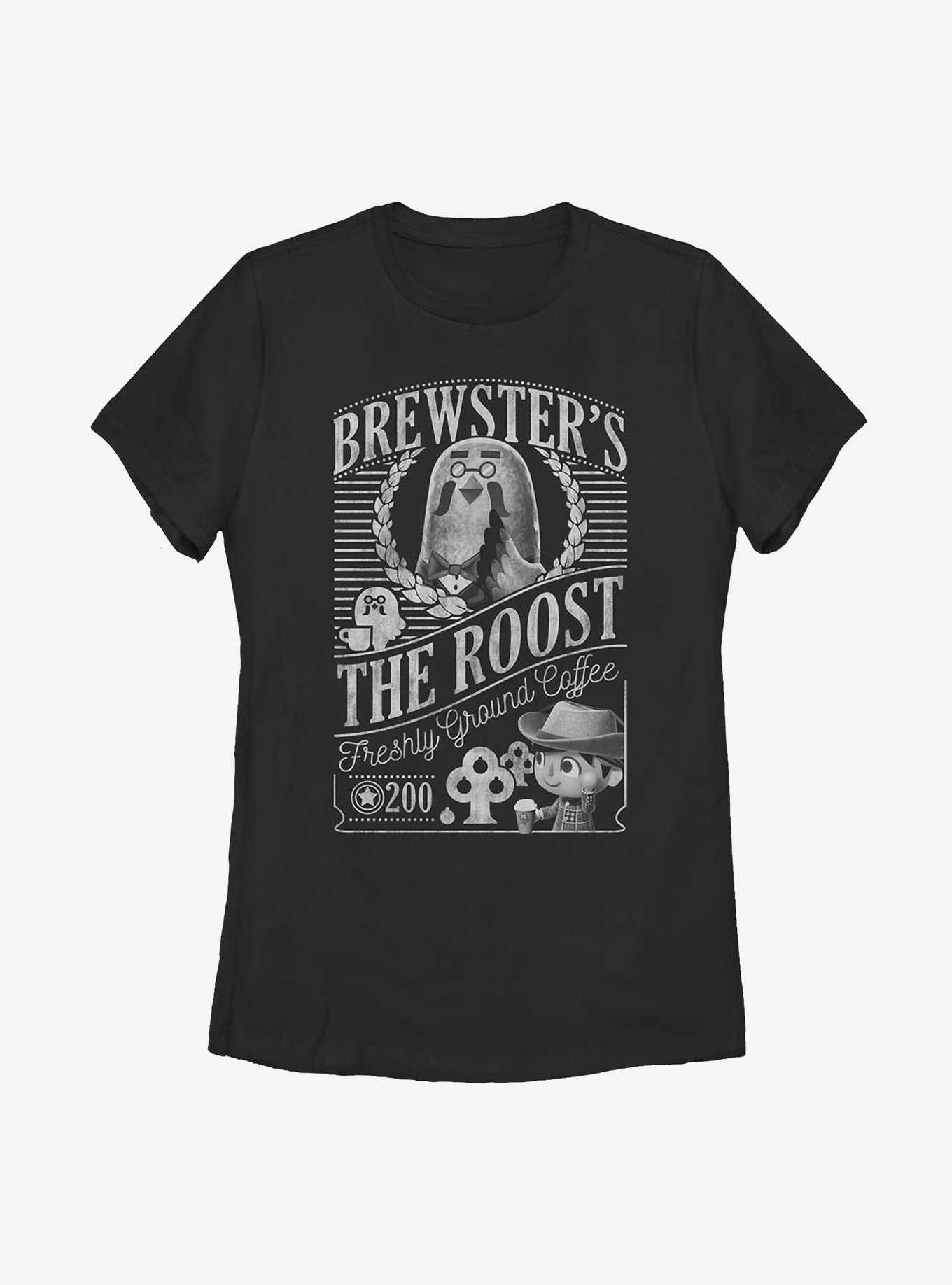 Animal Crossing Brewster's Cafe The Roost Womens T-Shirt, , hi-res