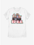 Animal Crossing DJ K.K. Starry Pop Womens T-Shirt, WHITE, hi-res