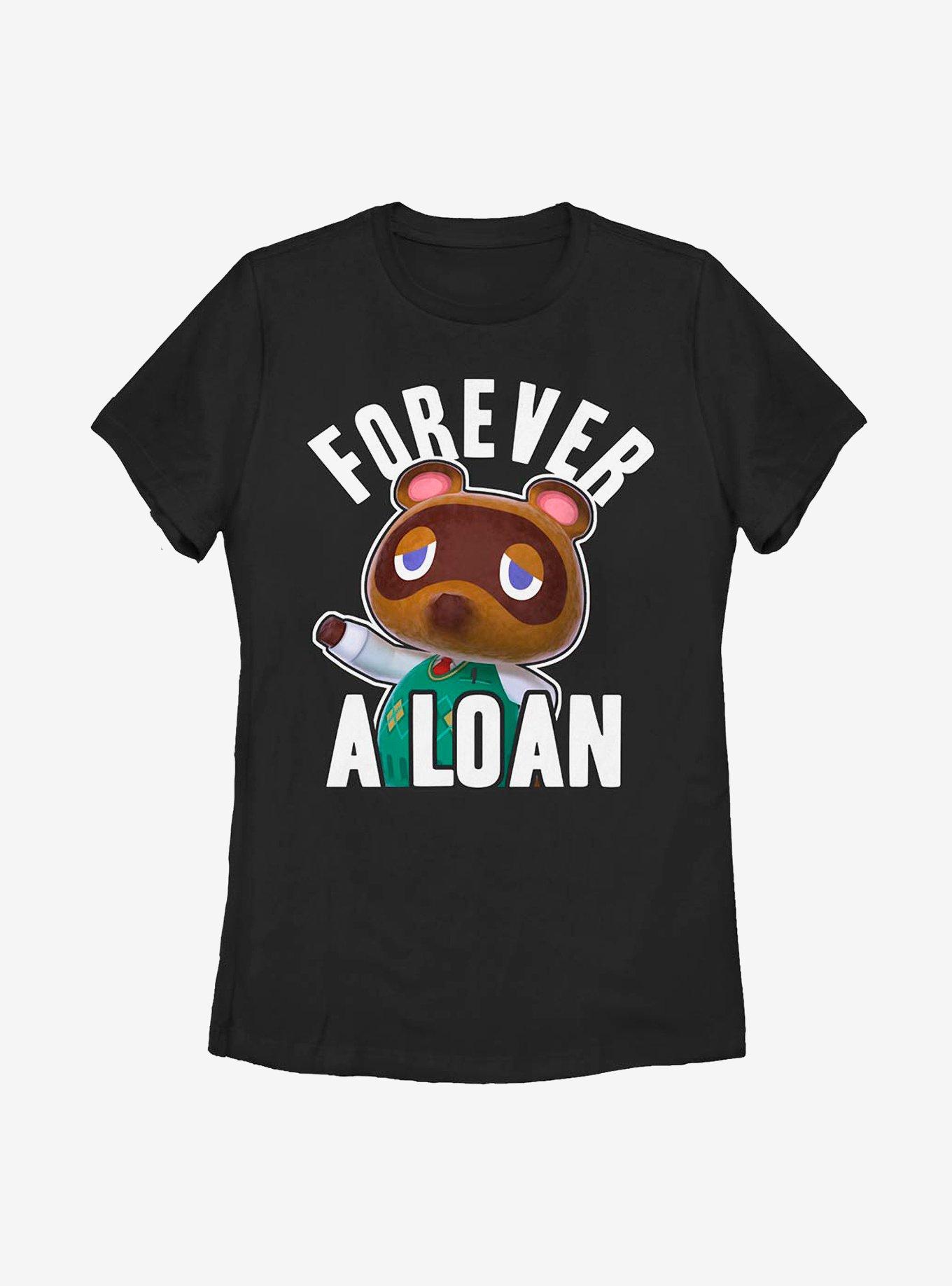 Animal Crossing Nook Forever A Loan Womens T-Shirt, , hi-res