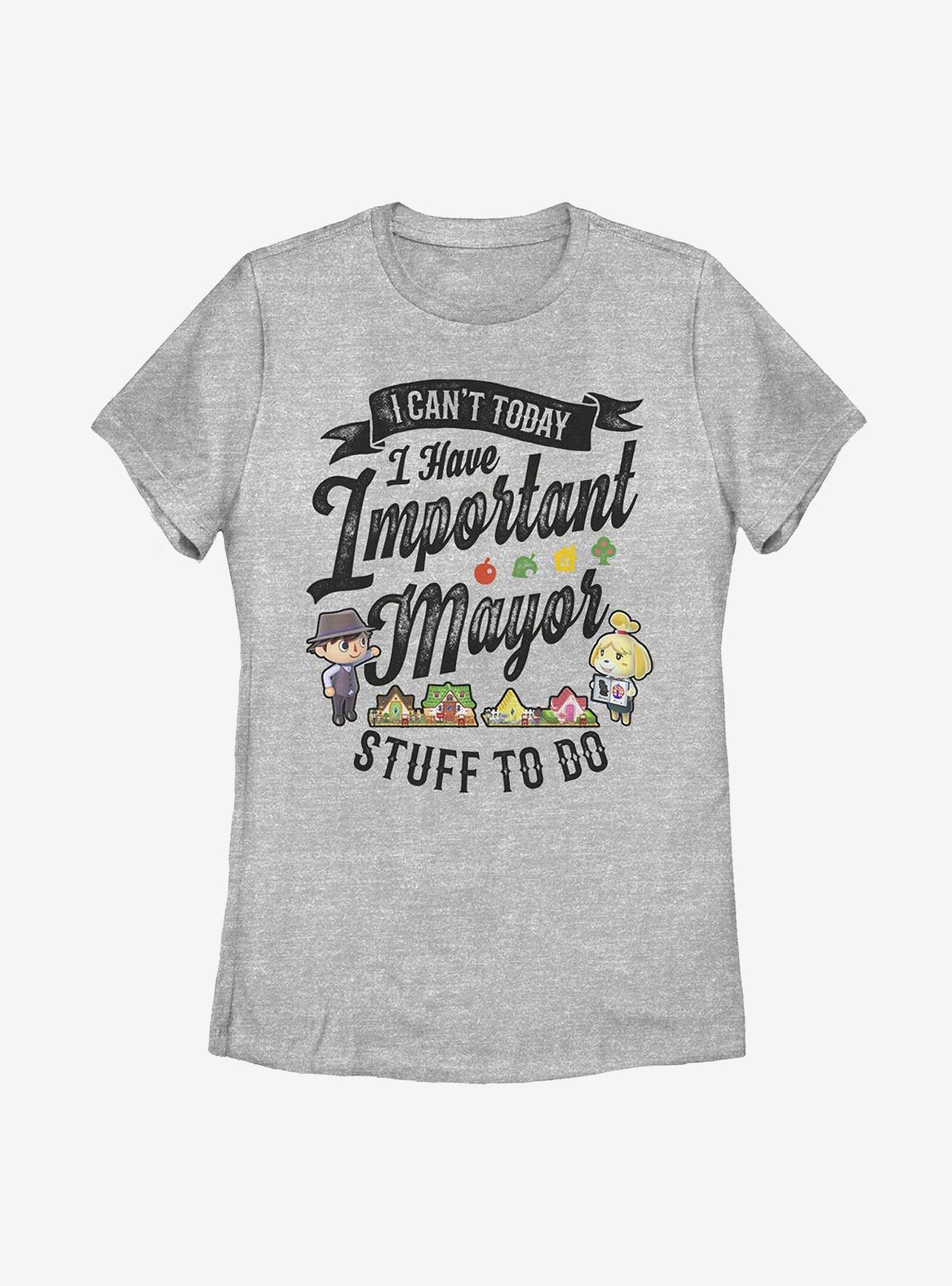 Animal Crossing Important Mayor Stuff Womens T-Shirt, , hi-res