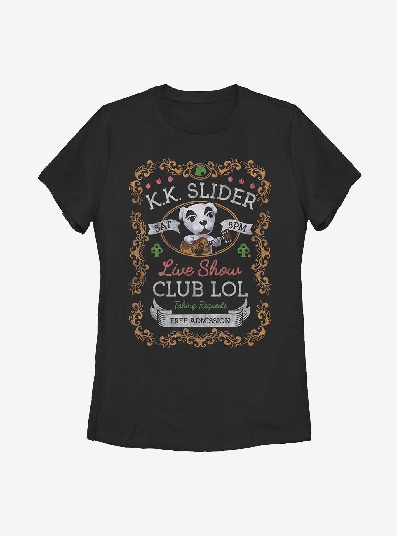 Animal Crossing K.K. Slider Poster Womens T-Shirt, , hi-res