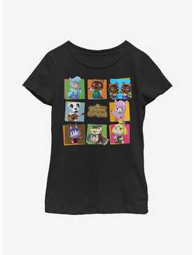 Animal Crossing Character Box Up Youth Girls T-Shirt, , hi-res