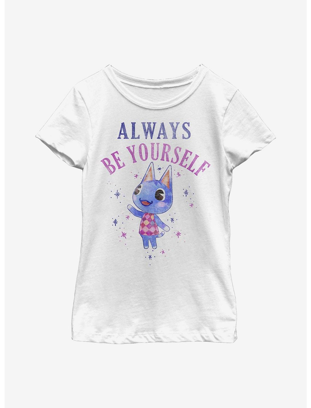 Animal Crossing Rosie Be Yourself Youth Girls T-Shirt, WHITE, hi-res