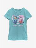 Animal Crossing Cyrus And Reese Youth Girls T-Shirt, TAHI BLUE, hi-res