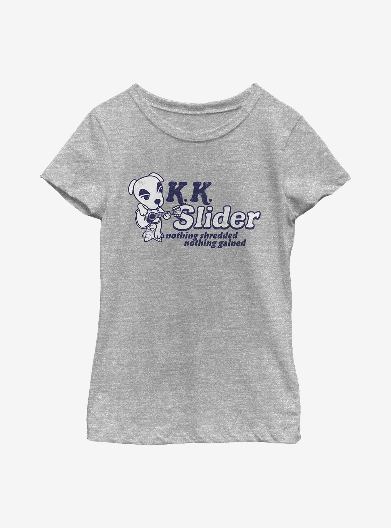 Animal Crossing K.K. Slider Nothing Shredded Youth Girls T-Shirt, ATH HTR, hi-res