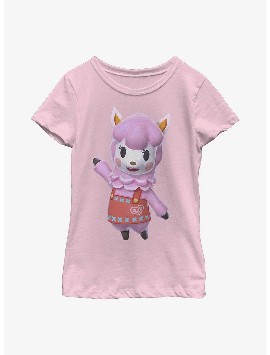 Animal Crossing Reese Pose Youth Girls T-Shirt, PINK, hi-res