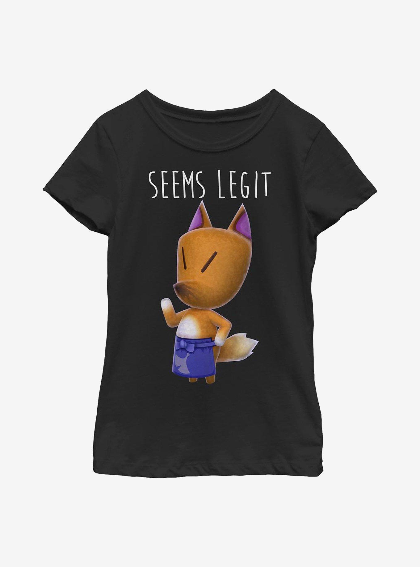 Animal Crossing Redd Seems Legit Youth Girls T-Shirt, , hi-res
