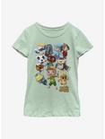 Animal Crossing Welcome Back Youth Girls T-Shirt, MINT, hi-res