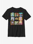Animal Crossing Character Box Up Youth T-Shirt, BLACK, hi-res
