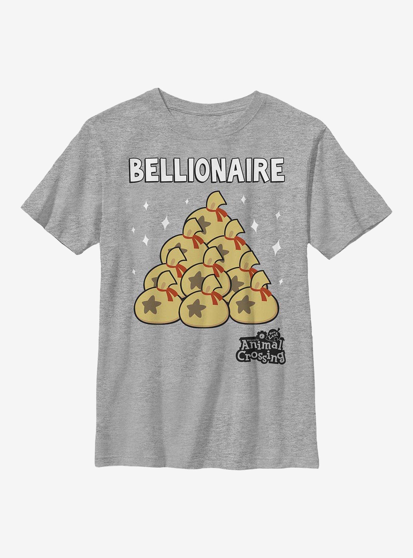 Animal Crossing Bellionaire Youth T-Shirt, , hi-res