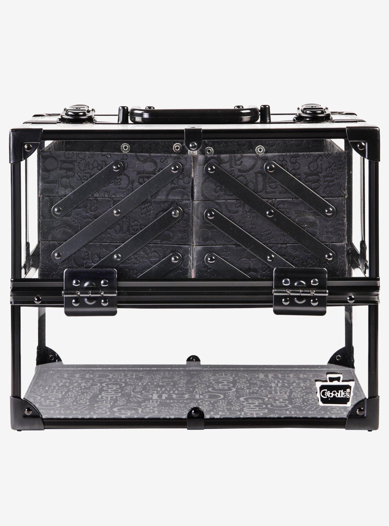 Caboodles Neat Freak Acrylic Train Case Black, , hi-res