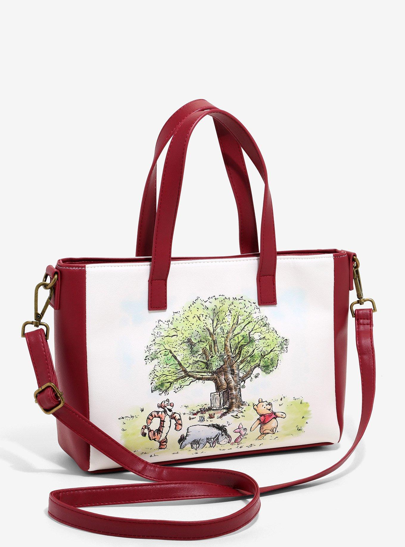 Loungefly Disney Winnie The Pooh Watercolor Tree Satchel Bag, , hi-res