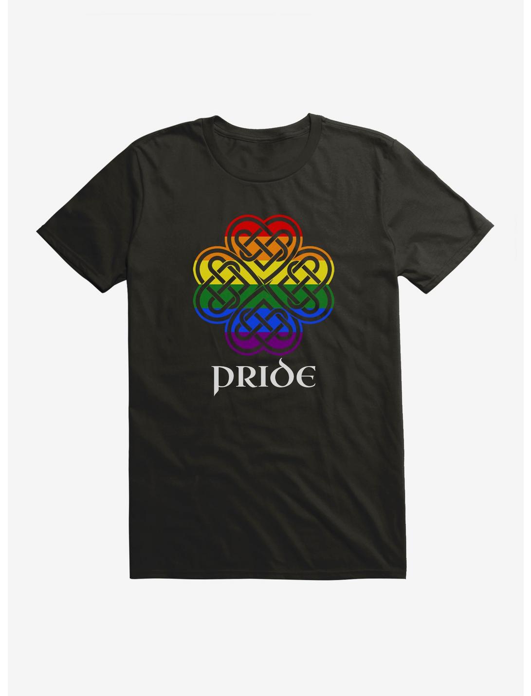 Hot Topic Celtic Gay Pride T-Shirt, BLACK, hi-res