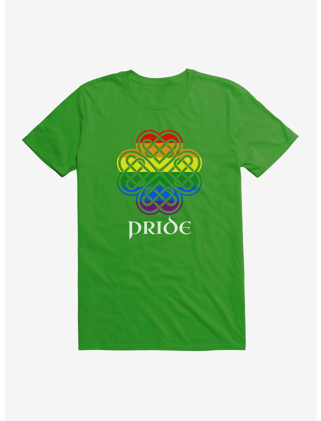 Hot Topic Celtic Gay Pride T-Shirt, GREEN APPLE, hi-res
