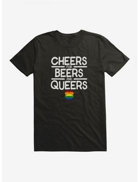 Hot Topic Cheers For Beers And Queers T-Shirt, , hi-res