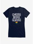 Hot Topic Cheers For Beers And Queers Girls T-Shirt, , hi-res
