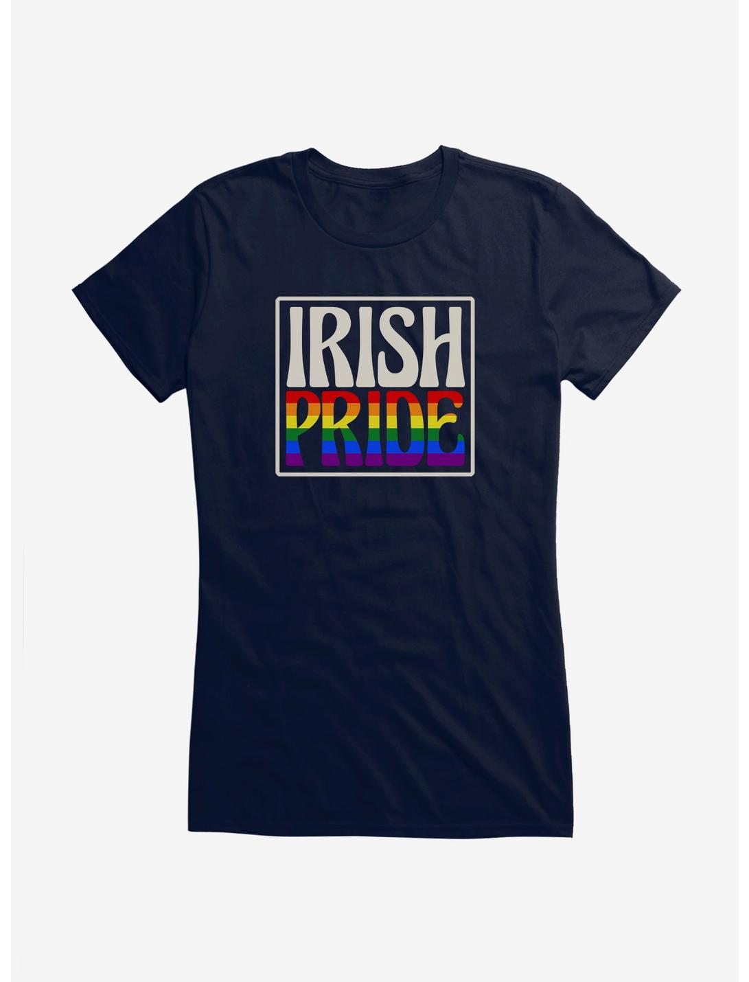 Hot Topic Rainbow Irish Pride Girls T-Shirt, , hi-res