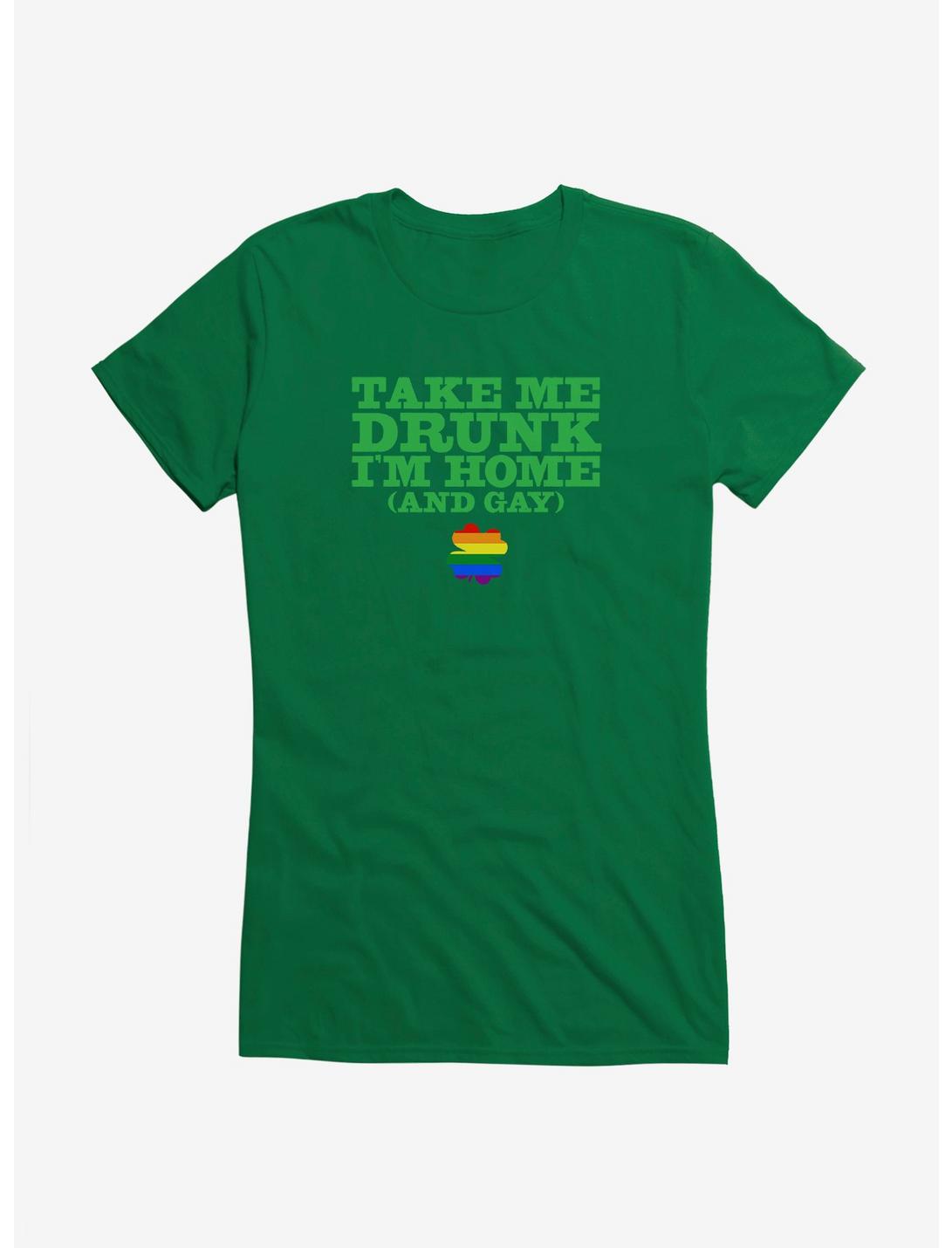 Hot Topic Take Me Drunk I'm Home Pride Girls T-Shirt, , hi-res