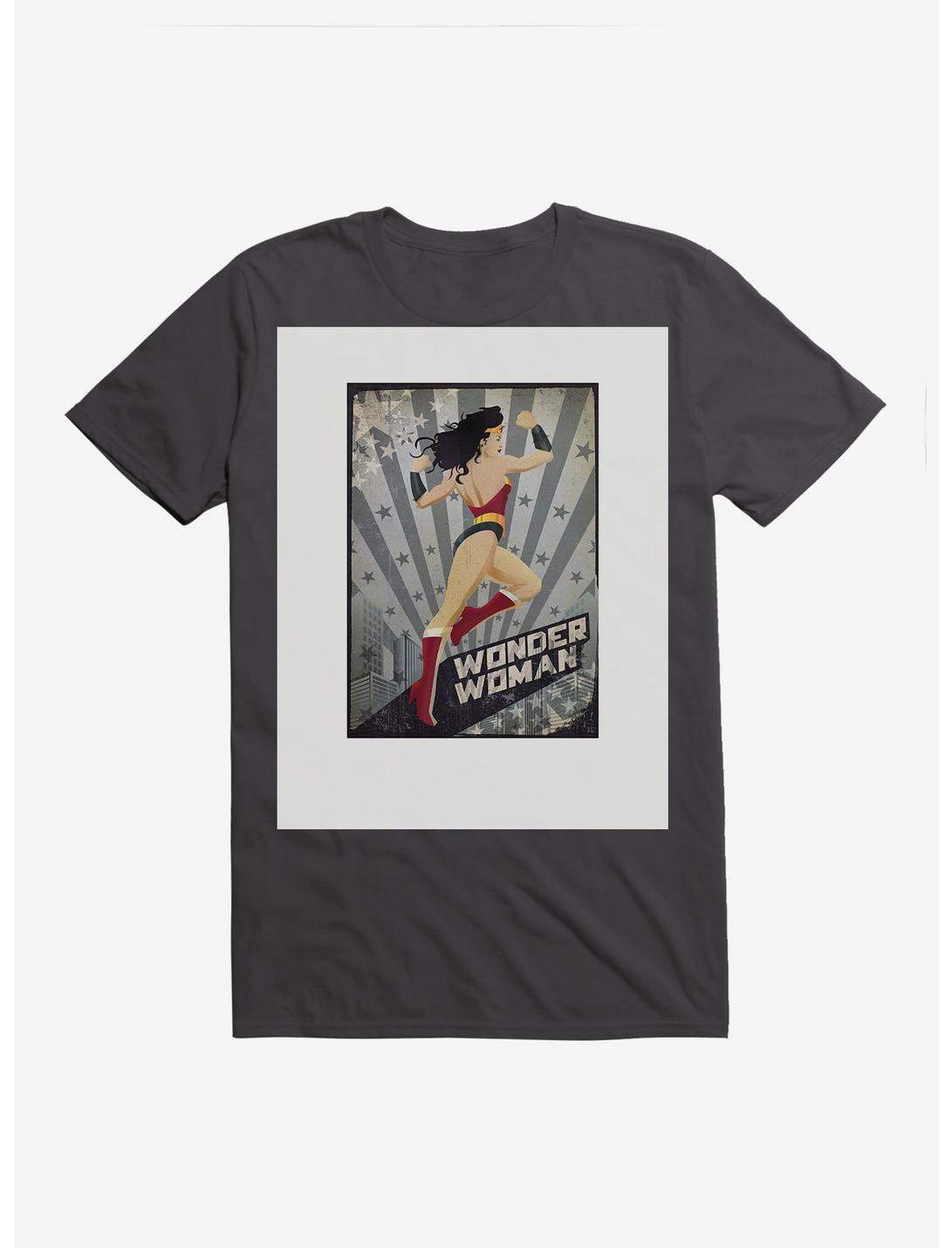 DC Comics Wonder Woman Charge T-Shirt, DARK GREY, hi-res