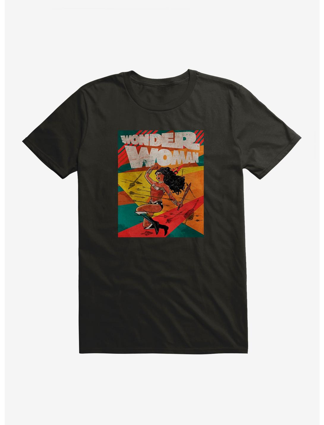 DC Comics Wonder Woman Offensive Charge T-Shirt, BLACK, hi-res