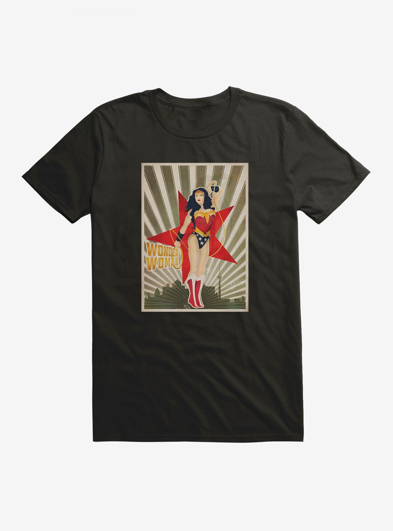 DC Comics Wonder Woman Star Poster T-Shirt | BoxLunch
