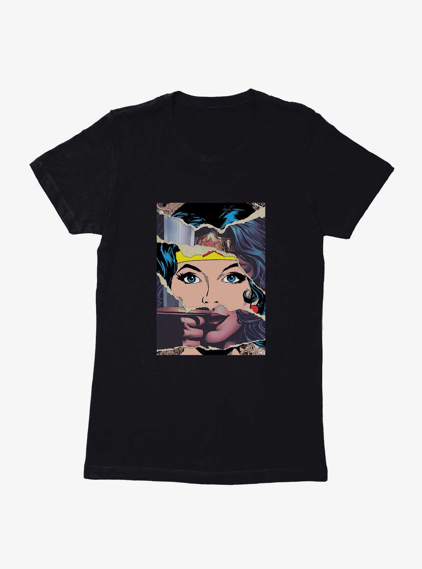 DC Comics Wonder Woman All The Faces Womens T-Shirt, , hi-res