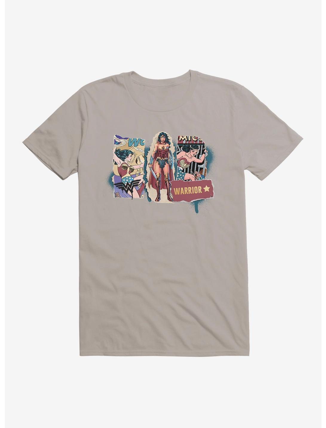 DC Comics Wonder Woman Star Warrior T-Shirt, LIGHT GREY, hi-res