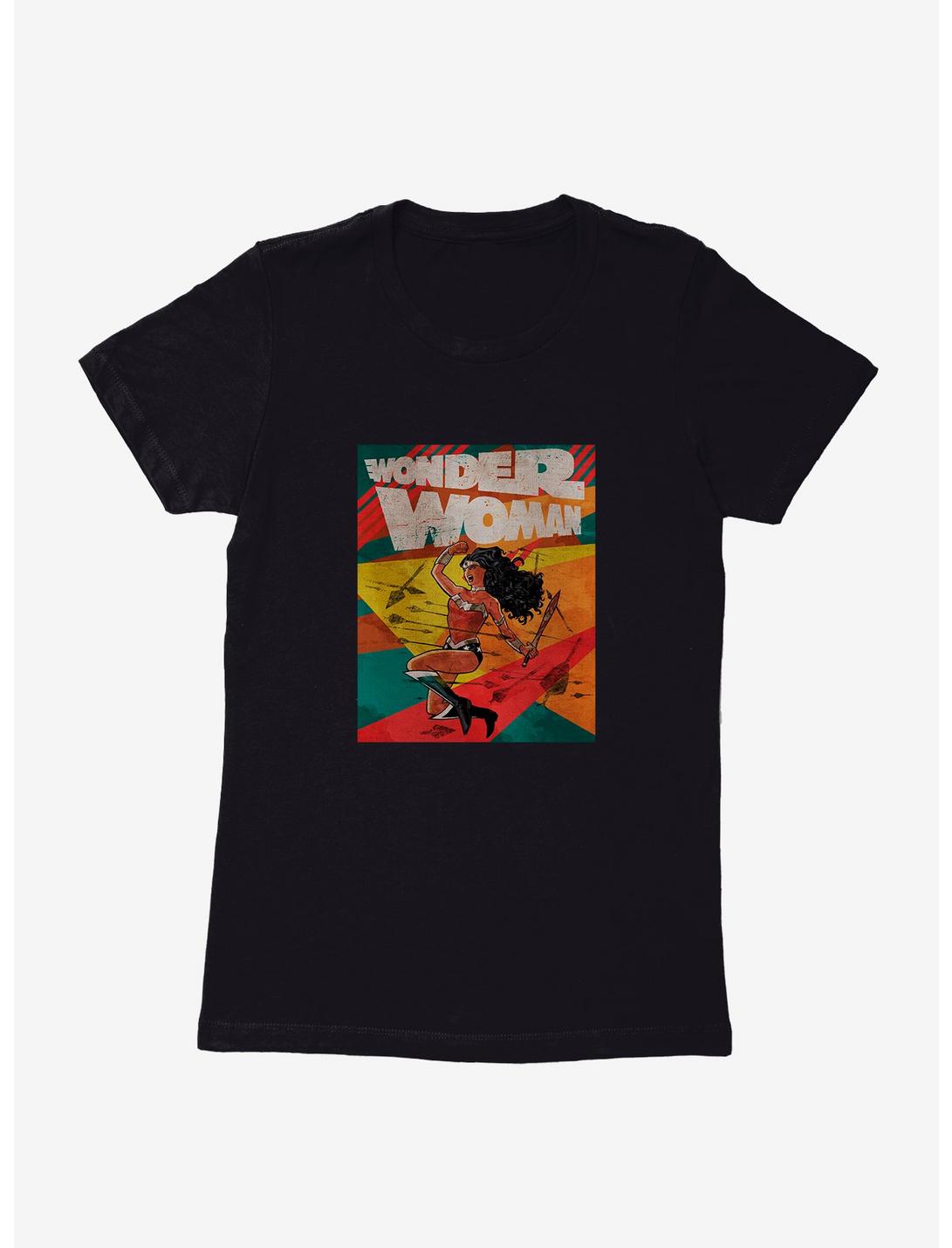 DC Comics Wonder Woman Offensive Charge Womens T-Shirt, BLACK, hi-res