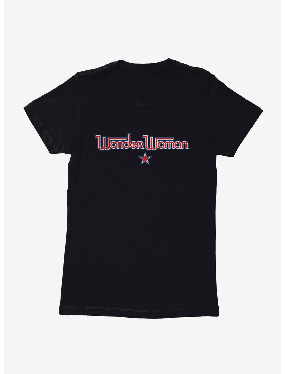 DC Comics Wonder Woman Sport Logo Womens T-Shirt, BLACK, hi-res