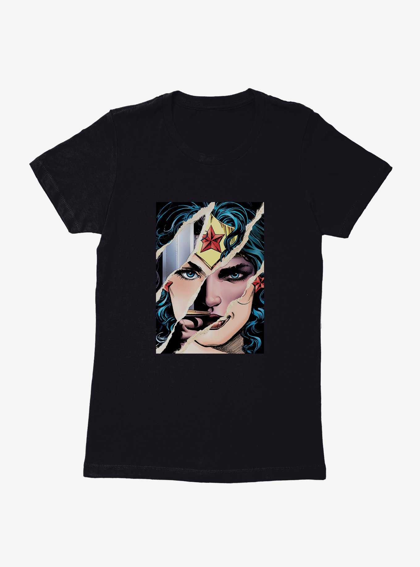 DC Comics Wonder Woman Warrior Face Womens T-Shirt, , hi-res