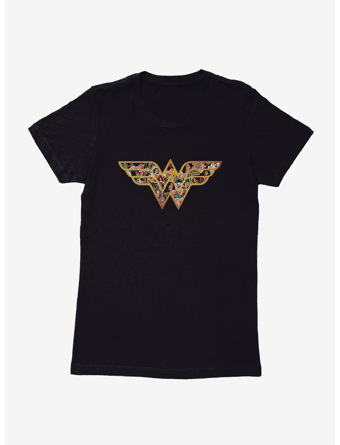 DC Comics Wonder Woman Tile Logo Womens T-Shirt, , hi-res