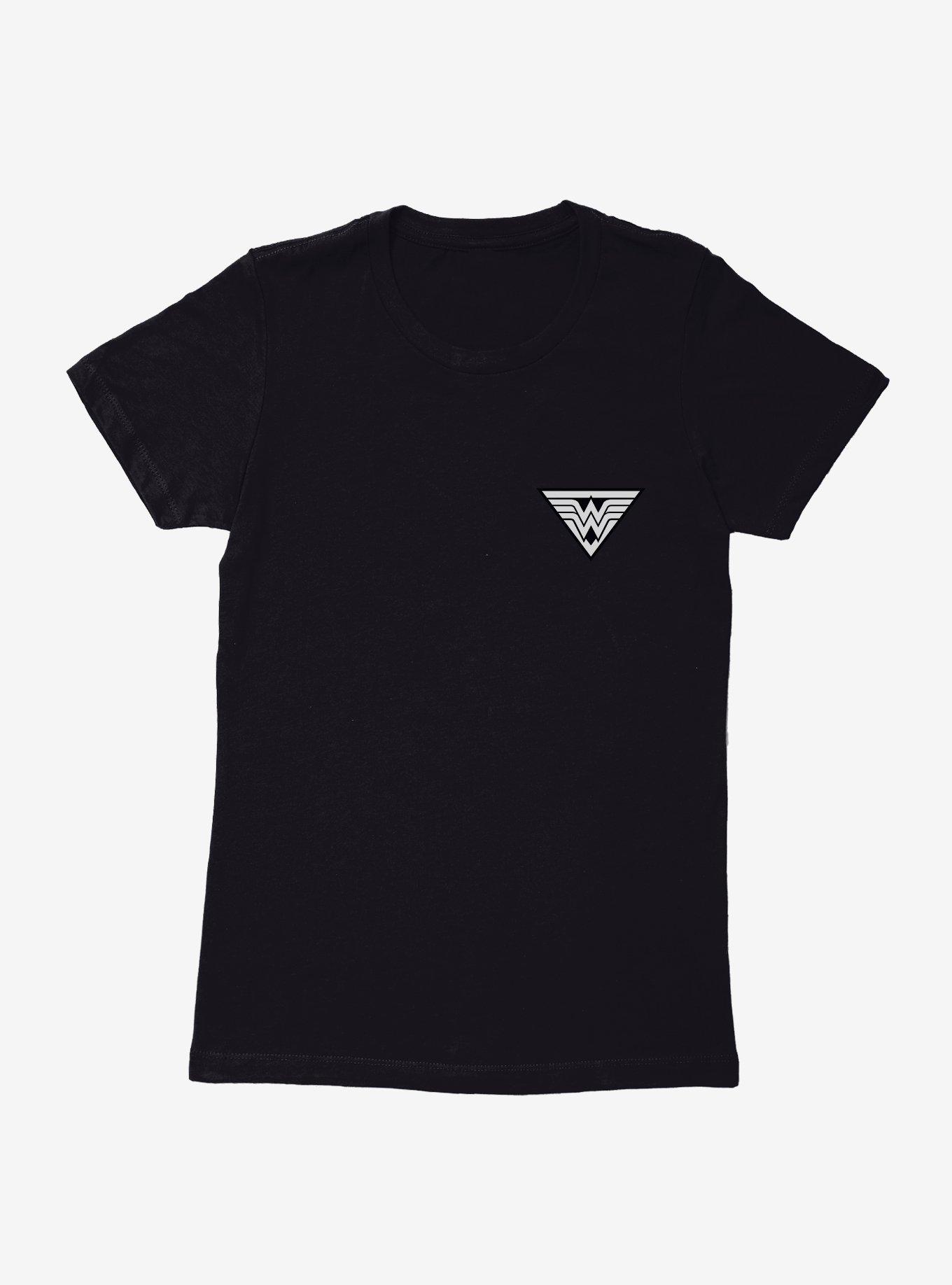 DC Comics Wonder Woman Triangle Logo Womens T-Shirt | BoxLunch