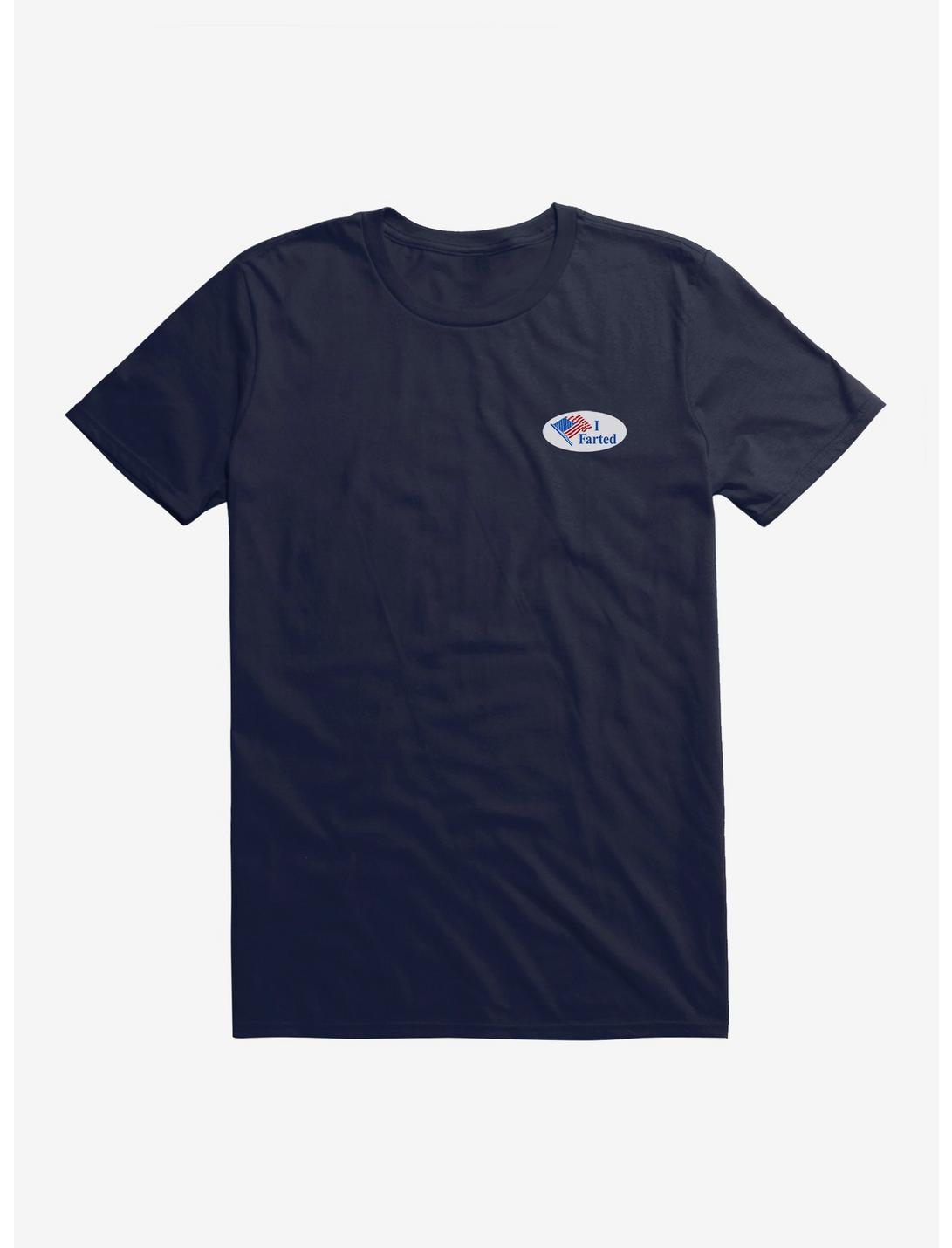 Hot Topic Voting Humor I Farted T-Shirt, NAVY, hi-res