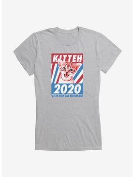 Hot Topic Voting Humor KITTEH 2020 Girls T-Shirt, , hi-res