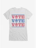 Hot Topic Voting Humor Skully Vote Girls T-Shirt, , hi-res