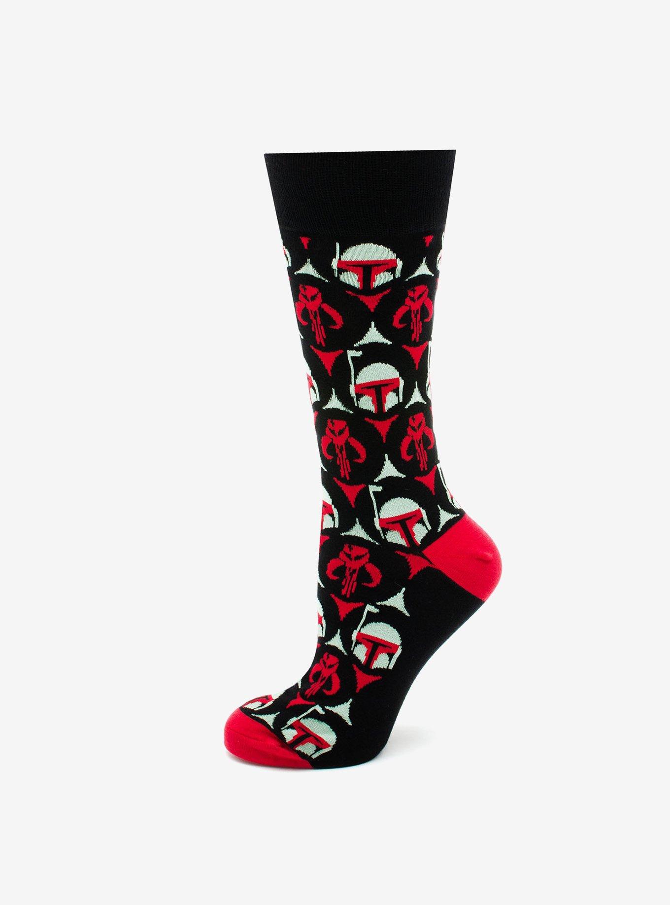 Star Wars Boba Fett Black Socks, , hi-res