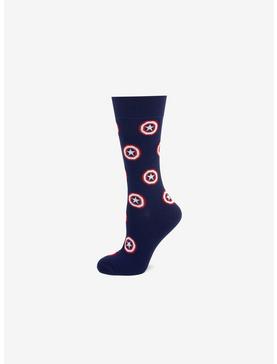 Marvel Captain America Navy Socks, , hi-res