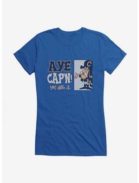 Cap'n Crunch Aye Cap'n! Girls T-Shirt, ROYAL, hi-res